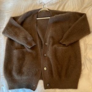 Nap cashmere sweater/cardigan brown